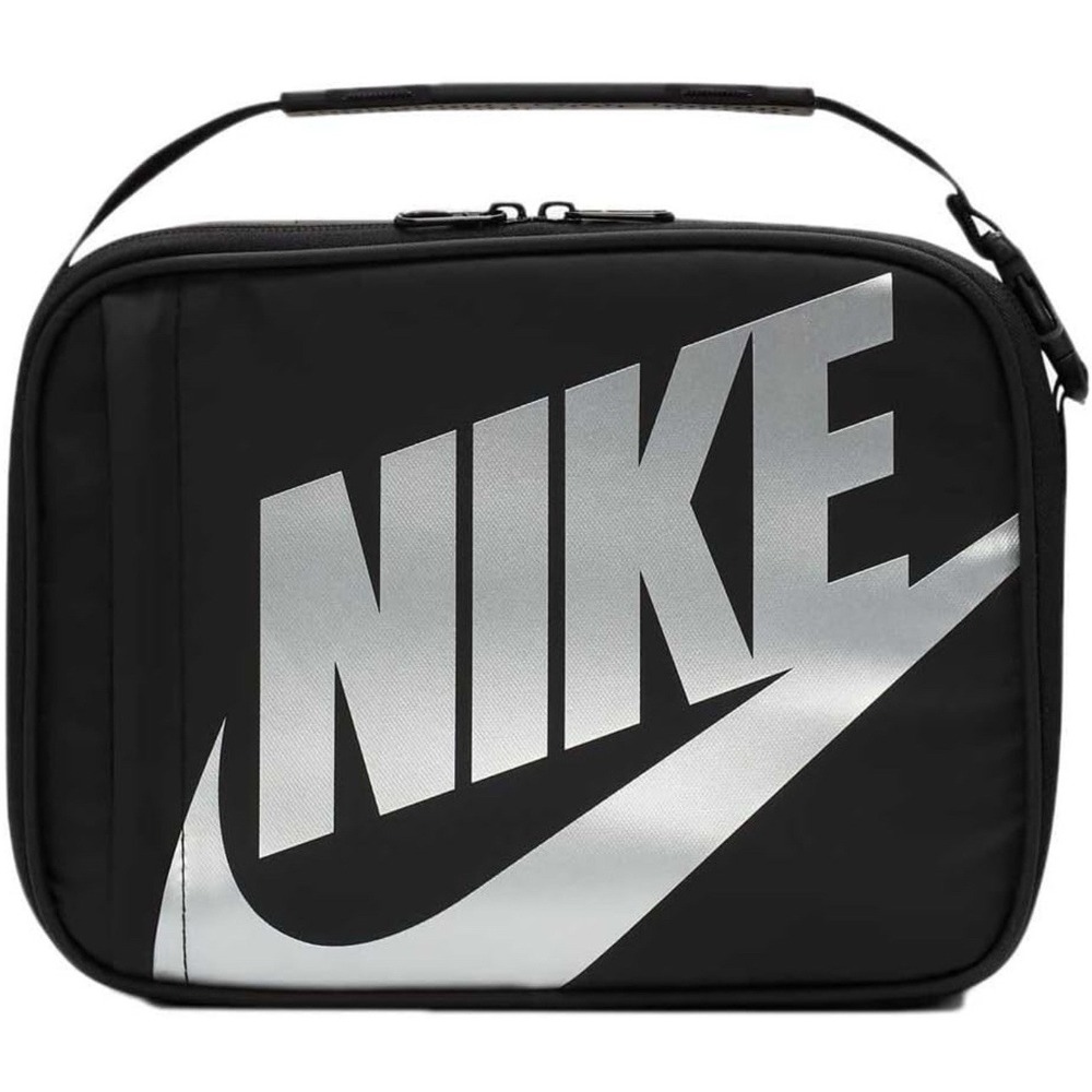 Nike Swoosh Hard Shell Lunch Box 4L Black Grey Insulated School Bag 9A3064-023
